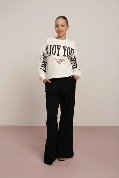 LOCO LOCO Girl's 7832 Flared Trousers