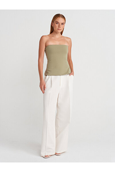 Dilvin 31860 Strapless Top-Çağla
