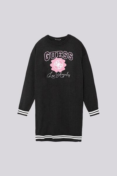 Guess BG Store Kız Çocuk Siyah Elbise