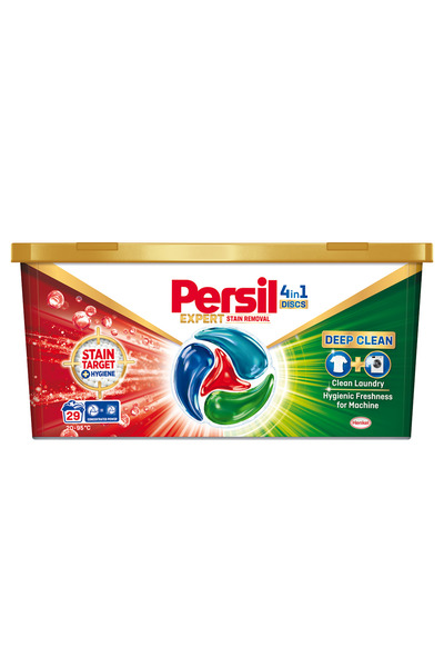 Persil Detergent automat capsule 4in1 discs Expert Stain Removal, 29 spalari