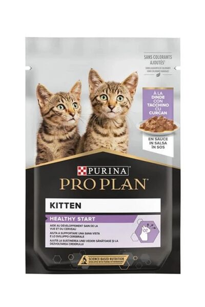 Pro Plan Kitten Pouch Hindili Yavru Kedi Konservesi 85 Gr