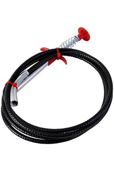 DTE أنبوب تنظيف الصرف الصحي - مقاوم للتآكل ومرن مع أداة التقاط مخلبية، 2 متر