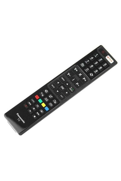 PANASONIC Universal Remote RC48125 with Netflix Function, 10m Range, Black