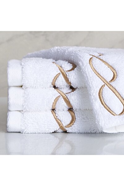 Generic Waves 4-Piece Fingertip Towel Set - 30x30 cm