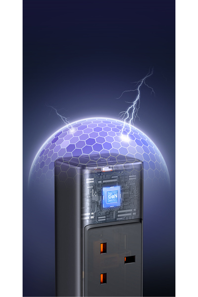 Mcdodo | 6-in-1 30W GaN Surge Protection Power Strip (UK)