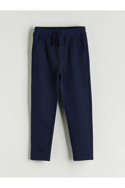 LC Waikiki Elastic Waist Textured Boy's Trousers