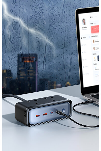 Mcdodo | 70W 2C+2A+2AC GAN Lightning Protection Power Strip (UK)