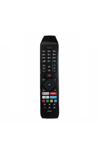 OEM Compatible Remote Control Hitachi Smart RC43140/RC43141 Netflix, YouTube, Prime Video, Black