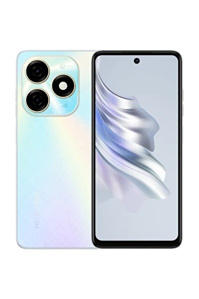 TECNO Spark 20 Mobile Phone, Dual SIM, 8GB RAM, 256GB, Cyber White