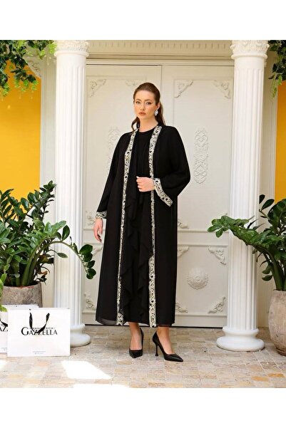 Gazella 42923 İÇ BLUZ SANDY KUMAŞ DIŞ KISIM ŞİFON KOL UCU VE KENAR KISIMLARI ...