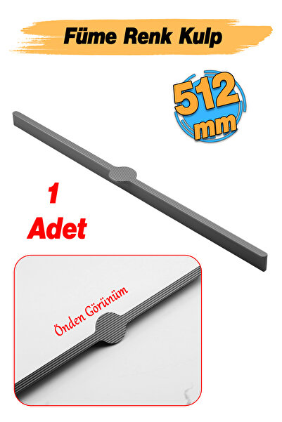 Badem10 Saral Смугаста Фольга Металева Ручка 512 мм 51,2 см Меблі Висувна шух...