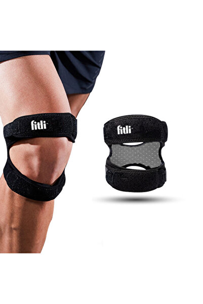 Fitli Orteză stabilizatoare pentru genunchi, mărime universală, neagră