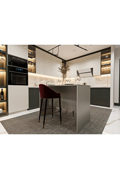 asratrend %100 MDFLAM 120cm Mutfak Adası Yemek ve Bar Masası MA-03