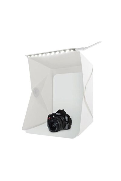 PROCART Mini foldable photo cube, backlit by 20 SMD LEDs, microUSB 5V, 22x23 cm