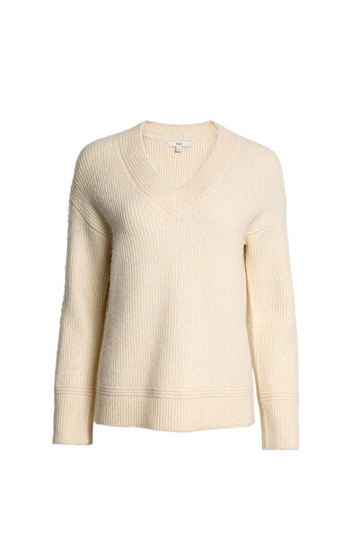 Marks & Spencer Dokulu V-Yaka Triko Kazak