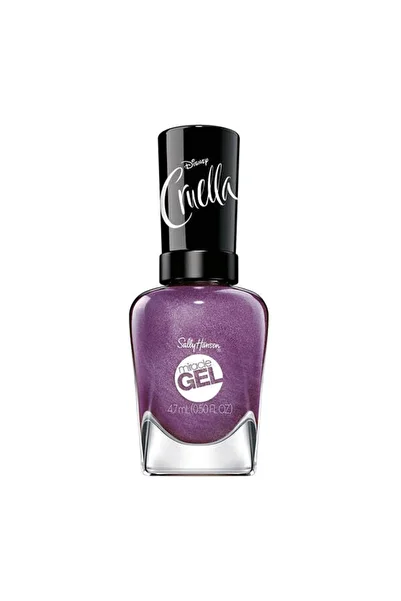 Sally Hansen Miracle Gel x Disney Cruella Collection Nail Polish, 863 Fame & Fortune, 0.50 fl oz