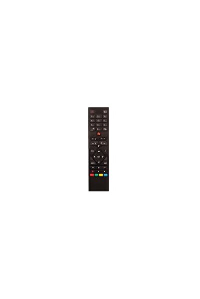 Evo Telecomandă pentru televizor JVC Hitachi Telefunken Finlux Bush Vestel RM-C3332 RC39105, evoremote®, negru