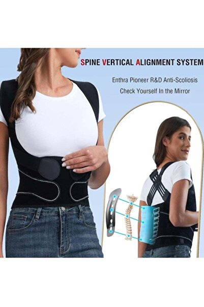 Saharaz Back Brace Posture Corrector for Women and Men, Lower Back Pain Relief,Instant Posture Corrector