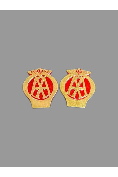 OTO SÜSLEN İSTANBUL Aa Hazelnut Metal Arma Special for Labelers, Pack of 2