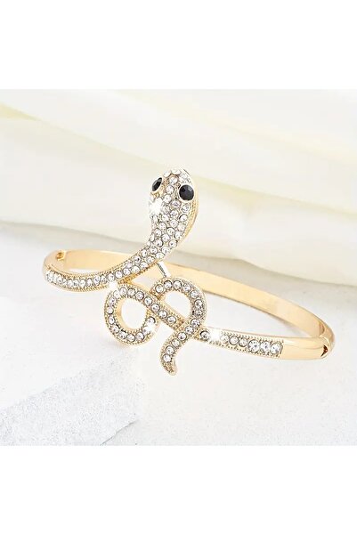 Ayzen Snake Bracelet with Sparkling Stones
