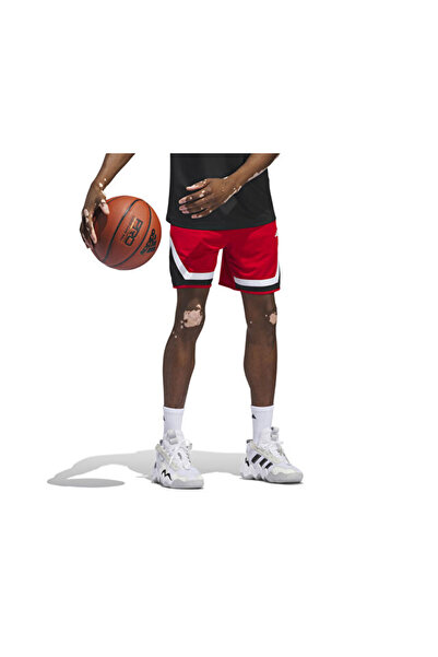 adidas Pro Block Short Erkek Basketbol Şortu IY2122 Kırmızı