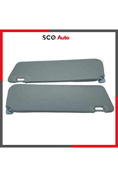 Sco Group Hyundai H100 Güneşlik Sağ ve Sol 2 Adet Gri Mitsubishi L300 Uyumlu