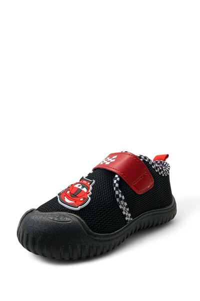 Tuğba Ortopedi 3449 Ortopedik Hafif Esnek Erkek Çocuk Okul Öncesi Siyah Panduf