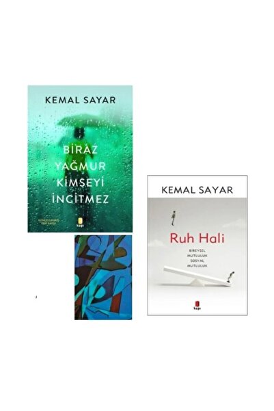 Kapı Yayınları Biraz Yağmur Kimseyi Incitmez - Ruh Hali - (Not Defter Hediye)