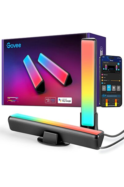 Govee LED Light Bars, Smart WiFi RGBIC TV Backlight, Gaming Lights with Scene & Music Modes