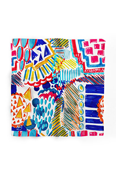 tuaipek Viva Vibe Desen 55x55cm Bandana/Fular