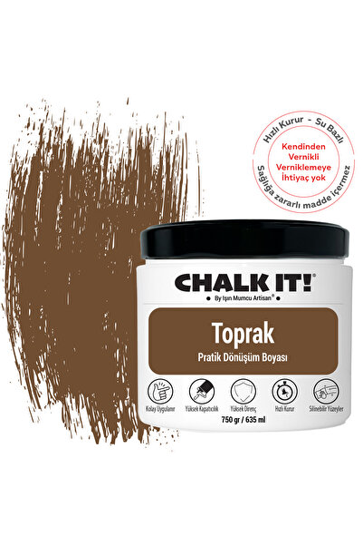 Işın Mumcu Artisan Chalk It Kendinden Vernikli Boya | Toprak