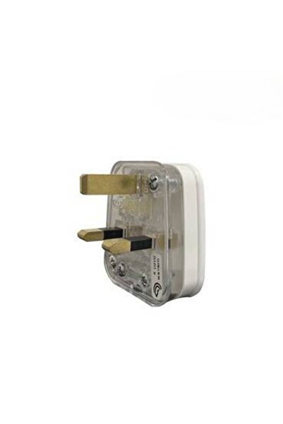 Alfanar Plug Head 13 Amp with Fuse and Transparent Base