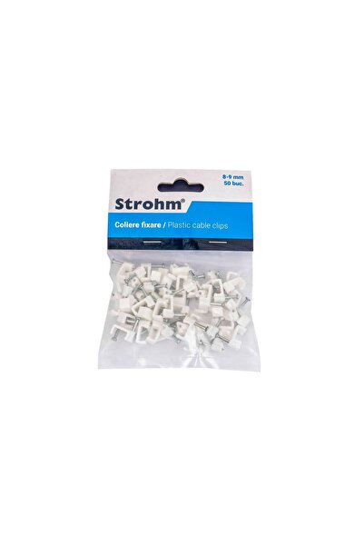 Strohm Set 50 buc cleme de fixare 8-9 mm STROHM, Z-TOOLS SM-CHF-9