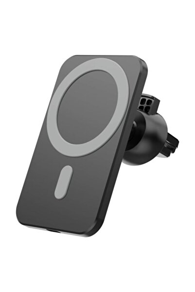 OEM Încărcător auto magnetic wireless cu încărcare rapidă, 15W, rotație la 360°, negru