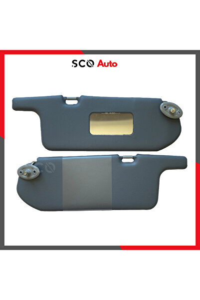 Sco Group Toyota Corolla AE92 Güneşlik 1988-1992 Sağ ve Sol 2 Adet Gri Güneşl...