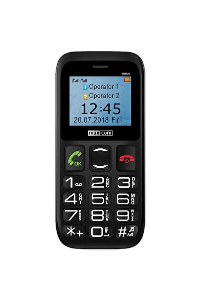 MAXCOM MM426 SE, Dual SIM, Black
