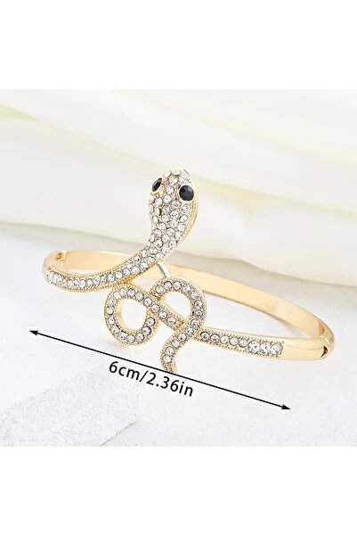 Ayzen Snake Bracelet with Sparkling Stones