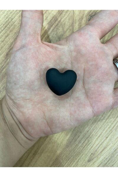 Home Mat Siyah 5'li Kalpli Magnet Seti – Fotoğraf ve Not Tutucu, Buzdolabı Süsü, Güçlü Mıknatıs, Dekorati