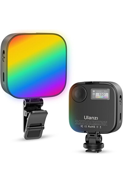 ulanzi أضواء فيديو U60 RGB، إضاءة كاميرا LED سوداء، إضاءة تصوير محمولة كاملة ...