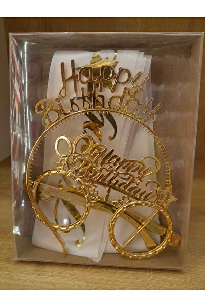 Dorado DOĞUM GÜNÜ TAÇ KUŞAK GÖZLÜK SETİ