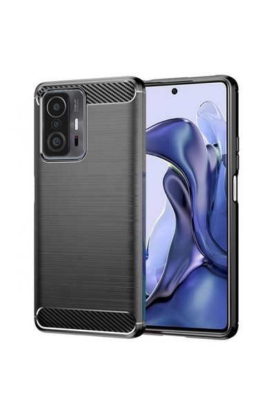 SKYDDAR INNOVATION Carcasă pentru Xiaomi 11T / 11T Pro, silicon carbon, subți...