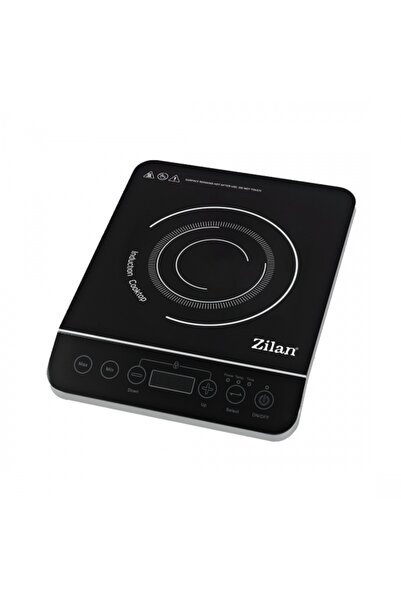 Zilan Induction hob, 2000W, black crystal glass, automatic shut-off / ZLN8078