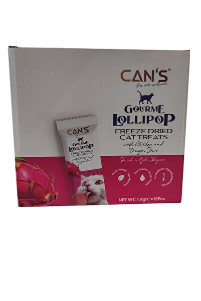 Cans Can!s kedi ödül lolipop tavuk ve ejder Meyvesi 12'li