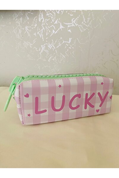 DYA TİCARET حافظة أقلام بسحاب سميك من لاكي