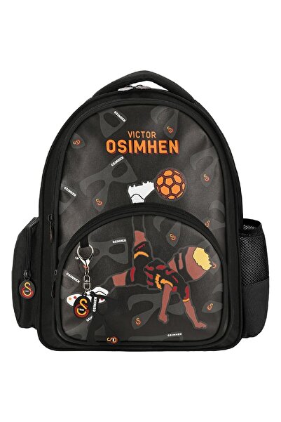 ÇANTA 3 Bölmeli Victor Osimhen Suni Deri Okul Çantası + Beslenme Çantası + Kalemlik