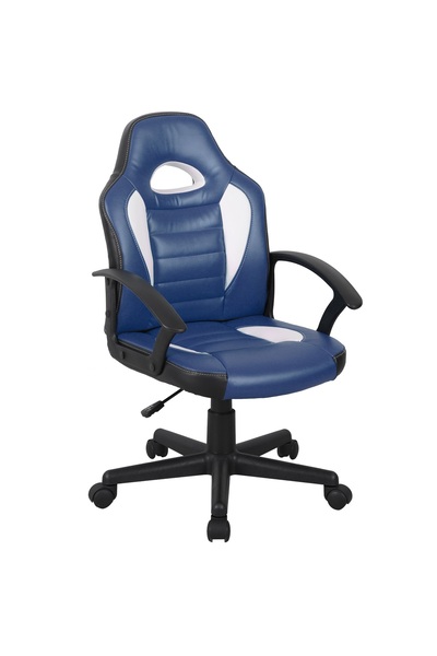 UnicSpot Scaun gaming US92 Euro, albastru, 55x55x88-100 cm