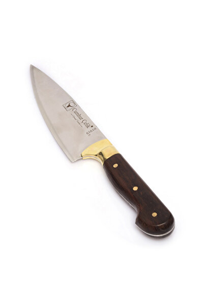 Skygo Sürmene Cumhur Çelik 61610 Chef's Knife 15,5 Cm, Wenge Handle