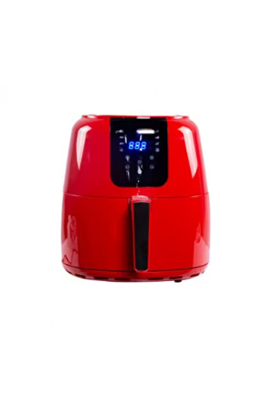 GVC PRO مقلاة هوائية جي في سي برو حجم عائلي 9 لتر ، شاشة رقمية ، 1800 وات ، 50/60 / هرتز ، GVC، أحمر
