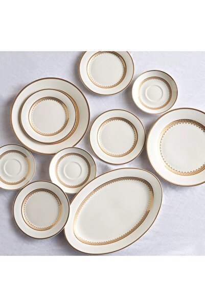 Generic Palampore 32-Piece New Bone China Dinner Set - Serves 6