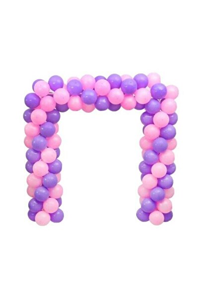 Toybox مجموعة قوس البالونات المربعة مع قواعد قابلة للتعبئة بالماء